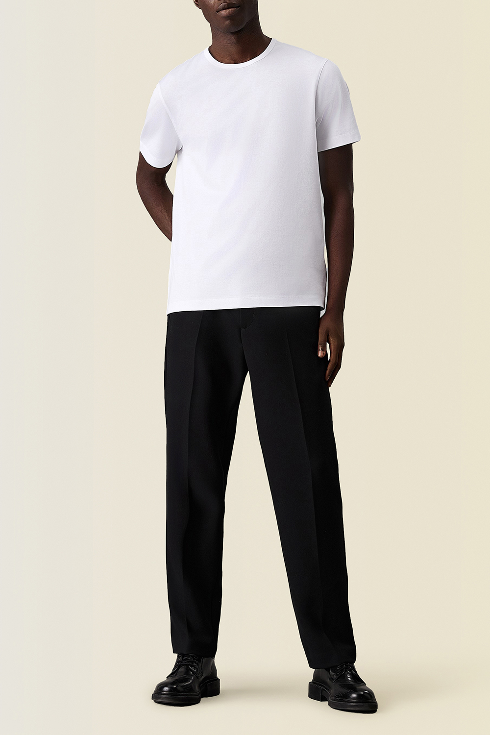 תמונת כל הלוק של חולצת טי